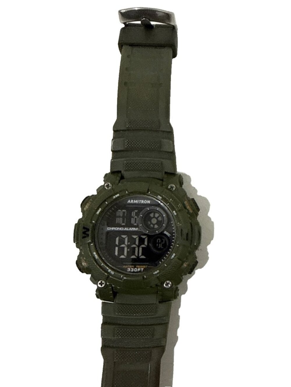 ARMITRON Men's Digital Watch MD12259 (R) 330ft 40/8284 Green